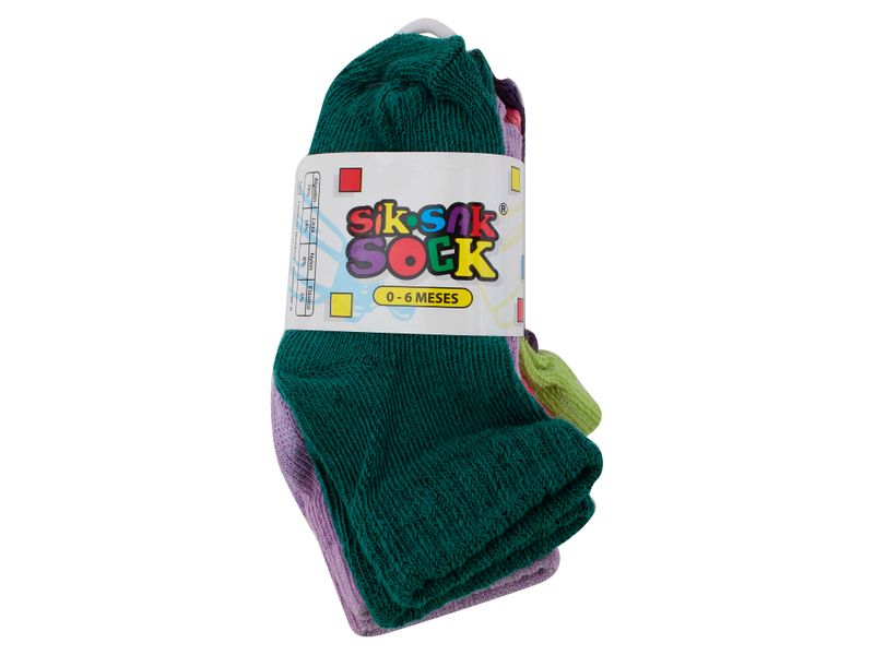 Calceta-Sik-Sak-Sock-Lisa-Bebe-6-Pk-T0-2-34647