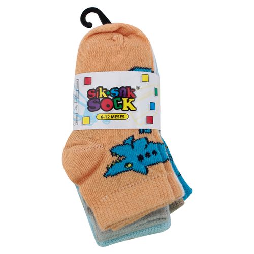 Calceta Sik Sak Sock Lisa Bebe 6 Pk T0