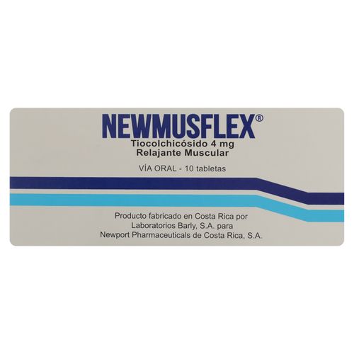 Newmusflex 4Mg 10 Tabletas Newport