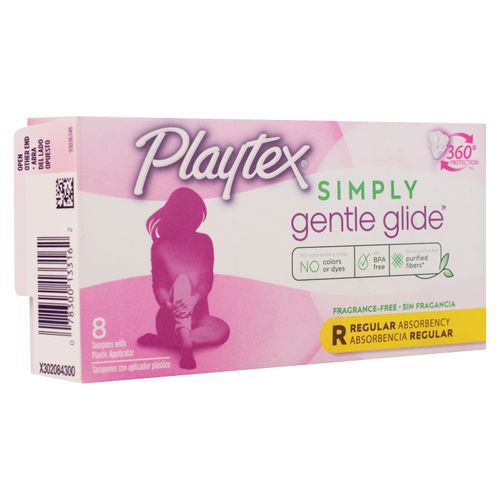 Tampones Playtex Reg Simply Gentle - 8Undades