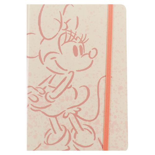 Libreta Minnie Mouse, pasta dura, tamaño A5 -120 hojas