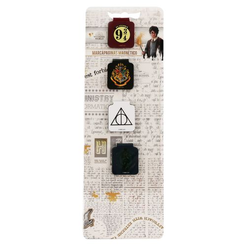 Marcapáginas Harry Potter, magnéticos -4 uds