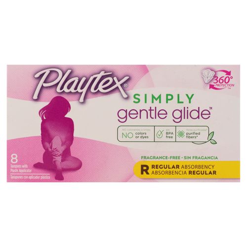 Tampones Playtex Reg Simply Gentle - 8Undades