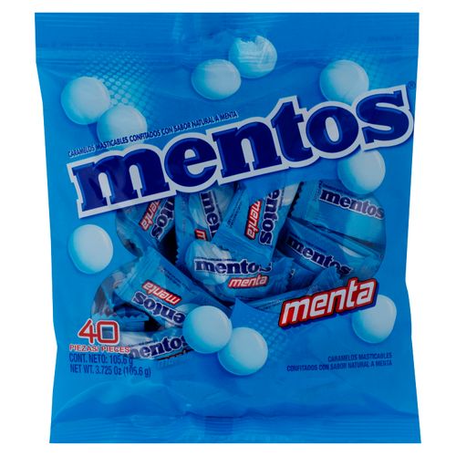 Mentos Caramelos Mentas Bolsa - 106 g