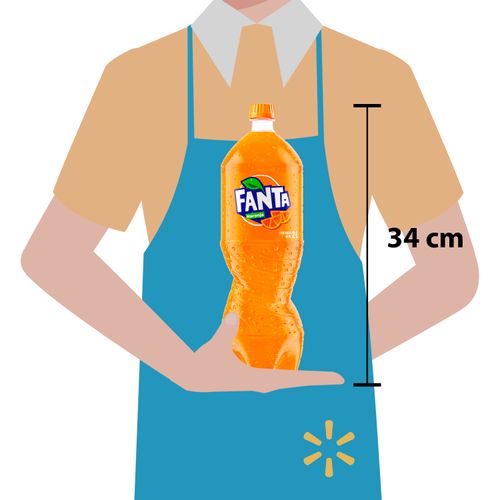 Gaseosa Fanta Naranja regular - 2 L