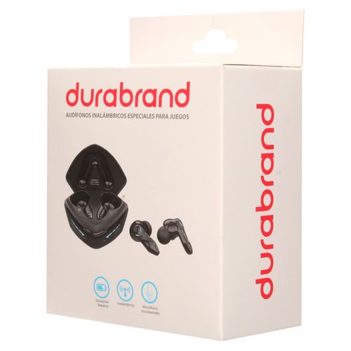 Audífonos Durabrand X89Bk buds color negro especiales para juego