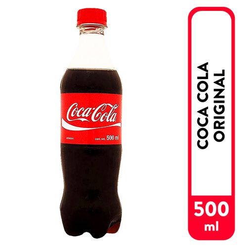 Gaseosa Coca Cola regular - 500 ml