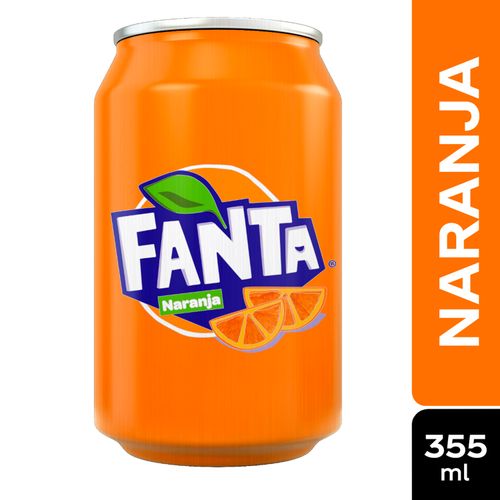 Gaseosa Fanta Naranja Regular Lata - 354 ml