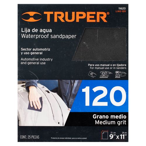 Lija Para Metal 120 9X11 Liag 120