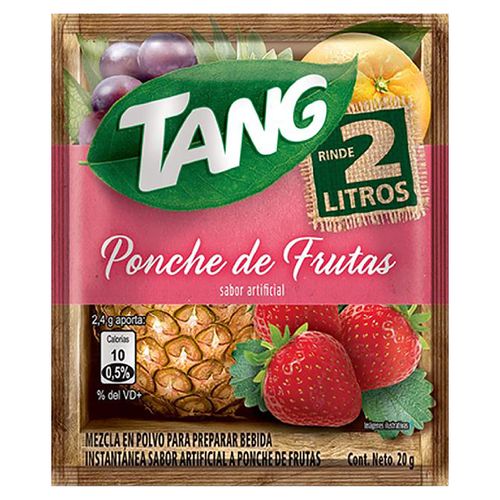 Bebida En Polvo Tang Sabor Ponche De Frutas - 20g