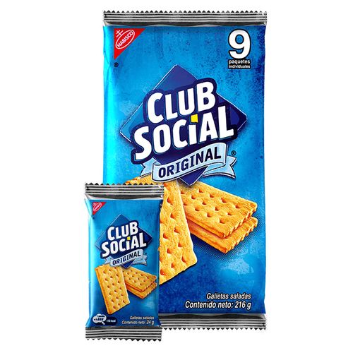 Galleta Club Social Regular 216Gr