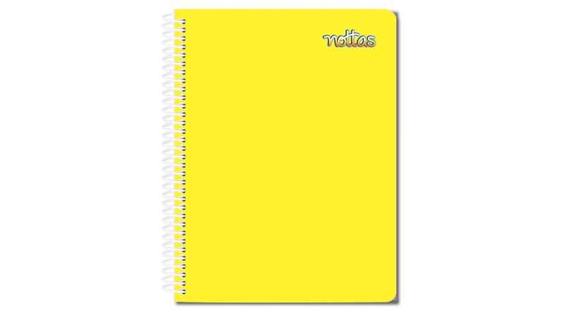 Cuaderno Nottas De Resortes Dibujo Surtido De Color- 100 Hojas