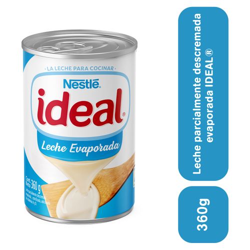 Leche Evaporada Ideal Nestlé, lata -360g