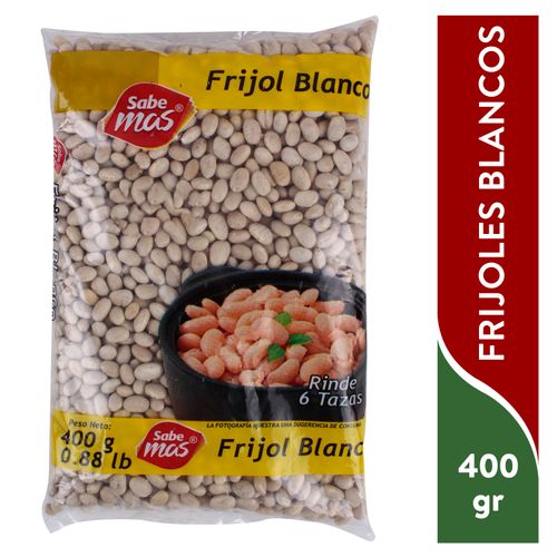 Frijol blanco Sabemas empacado - 400 g