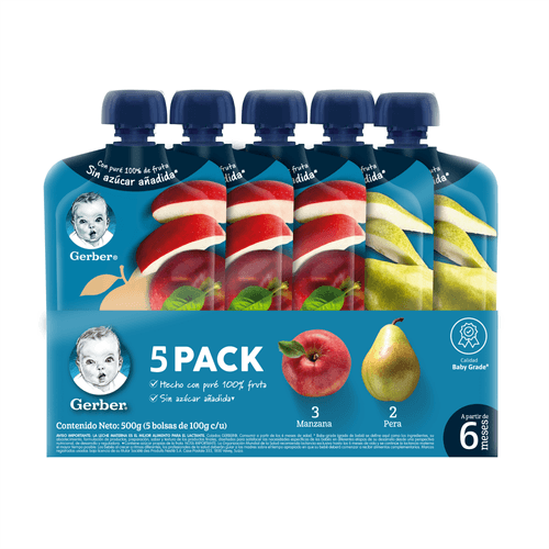 Colado Gerber Pouch 5pack 500gr