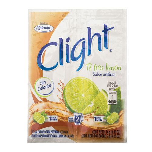 Bebida En Polvo Clight Té Frío Limón - 14g