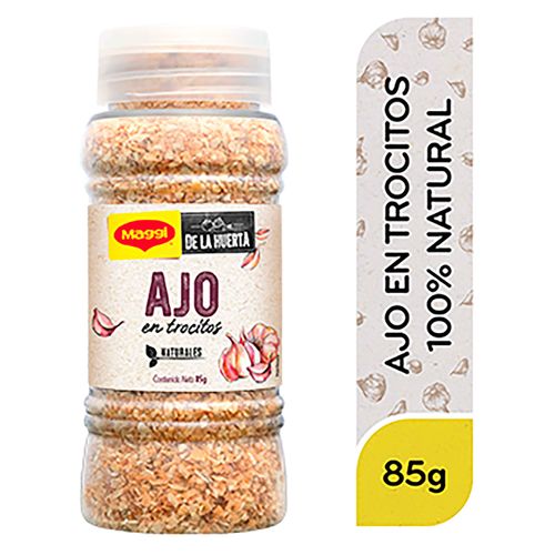 Ajo en Trozos Sazonador MAGGI De La Huerta Frasco 85g