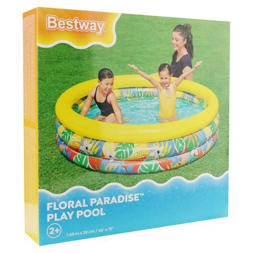 Piscina Bestway diseño floral para niños - 508 L