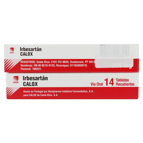 Irbesartan 300Mg Calox 14Tab