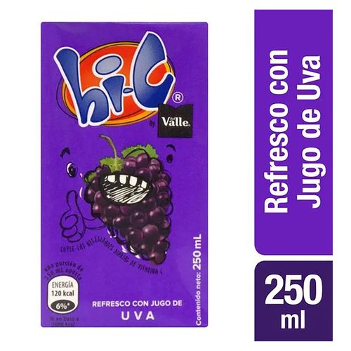 Refresco Hi-C Con Jugo De Uva -250ml