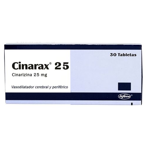 Cinarax 25 Mg - 30 Tabletas