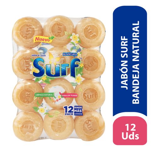 Jabon Surf Natural Bandeja 12u 2400gr