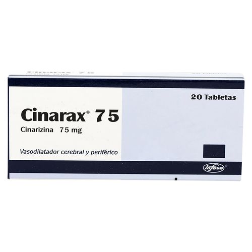 Cinarax 75 Mg - 20 Tabletas