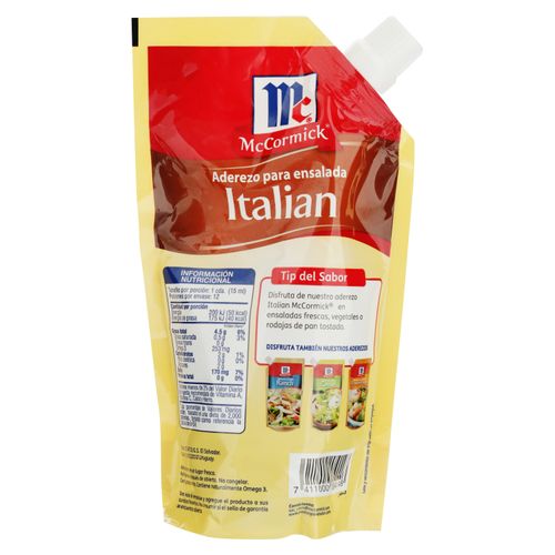 Aderezo McCormick  para ensaladas italian - 180 ml