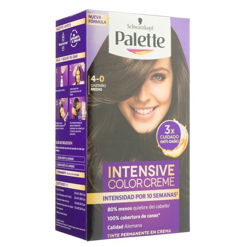 Tinte para cabello Schwarzkopf palette color castaño medio - 50 ml