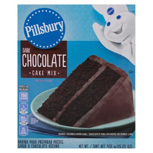 Mezcla Pillsbury para Pastel Chocololate - 432 g