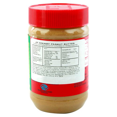 Mantequilla De Mani Jif En Frasco - 454gr