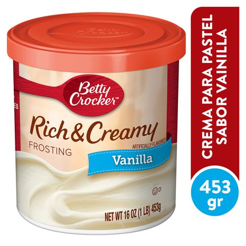 Frosting Betty Crocker vainilla - 453 g