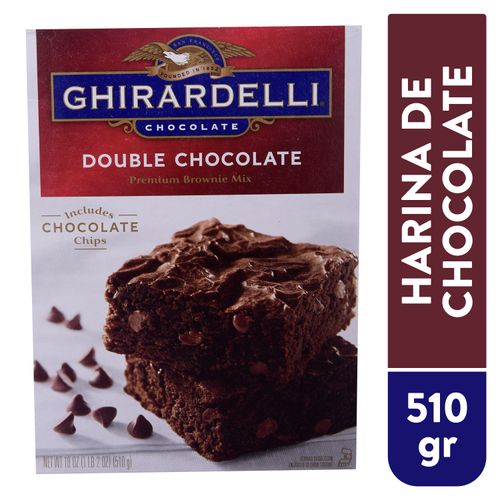 Harina Ghirardelli doble chocolate brownie - 510 g