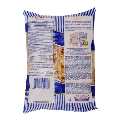 Pasta Roma Tornillos - 200gr