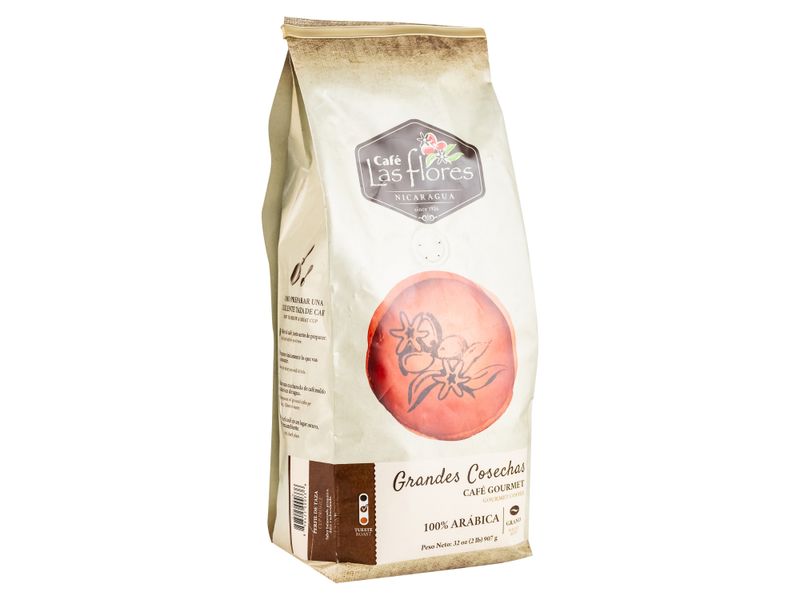 Cafe-Las-Flores-Gourmet-En-Grano-Tueste-Mediano-907gr-2-4446