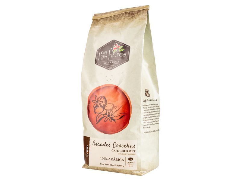 Cafe-Las-Flores-Gourmet-En-Grano-Tueste-Mediano-907gr-3-4446