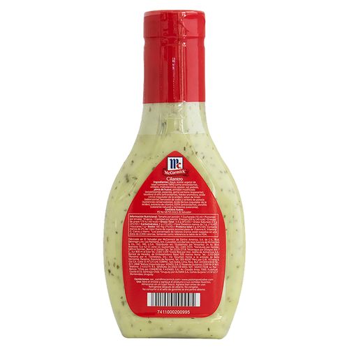 Aderezo P/Ensalada Cilantro McCormick - 237ml