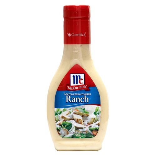 Aderezo P/Ensalada Ranch McCormick - 237ml