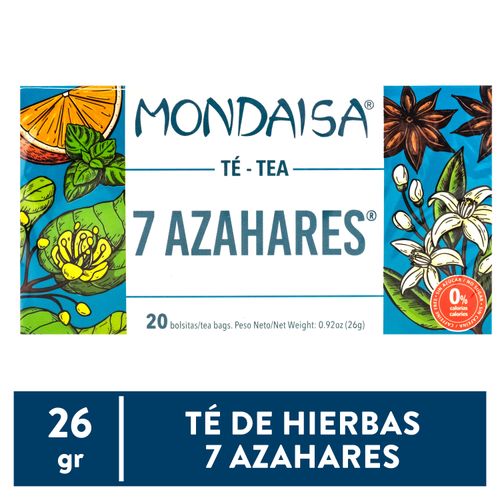 Te Mondaisa 7 Azahares 20 Unidades - 26Gr