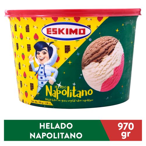 Helado Eskimo Napolitano - 965 g
