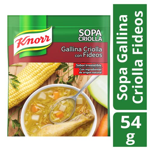 Sopa Knorr Gallina Criolla - 54 g