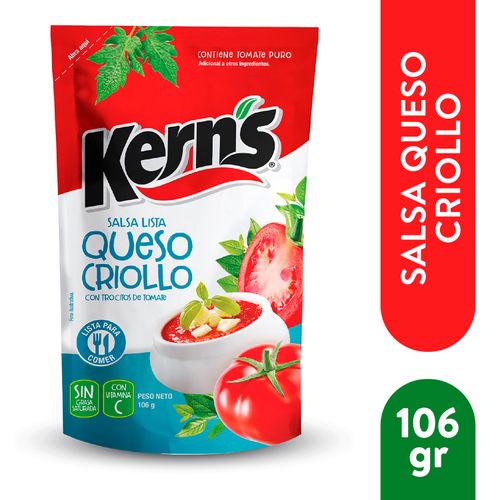 Salsa Kern's Ketchup Queso Criollo - 106gr