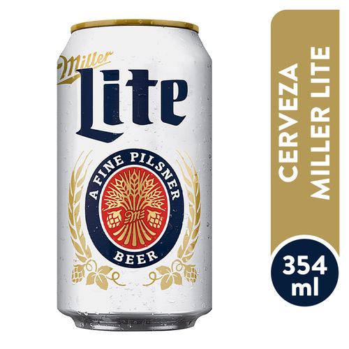 Miller Lite Lata - 354Ml