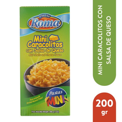 Pasta Roma Mini Caracolit Cqueso 200gr