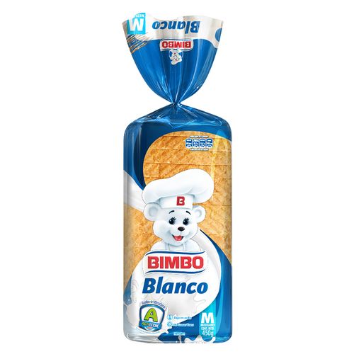 Pan  Bimbo Sandwich Blanco Mediano - 450gr