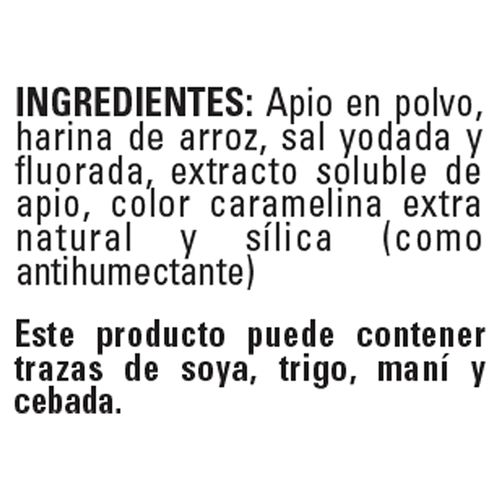 Especie Sabemas Sal De Apio - 20gr