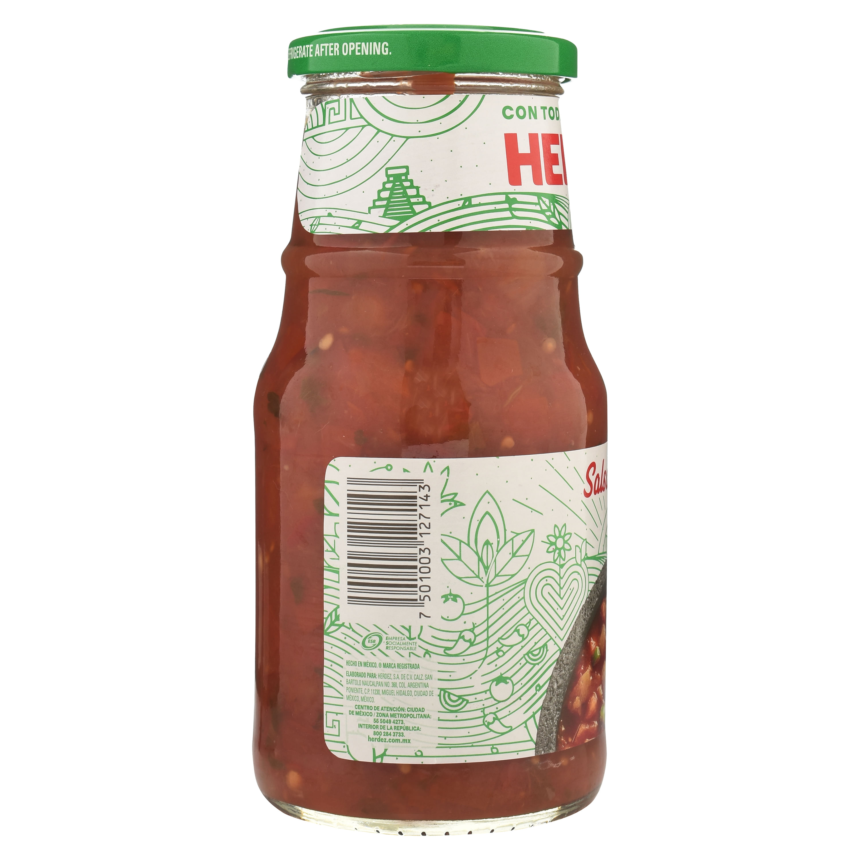 Comprar Salsa Mexicana Herdez Roja Casera Botella- 453gr | Walmart Nicaragua