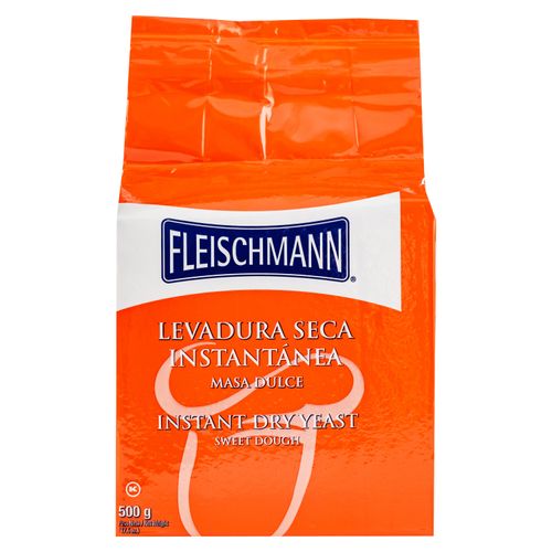Levadura Fleischmann Dulce Instantanea - 500Gr