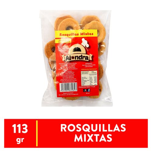 Rosquillas Mixtas Alondra 113 Gr