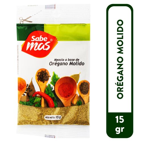 Orégano Sabemas molido - 15 g